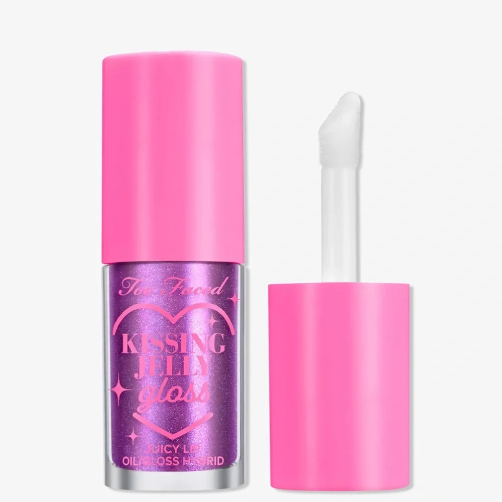 New New Too Faced Kissing Jelly Gloss | Birthday Kiss